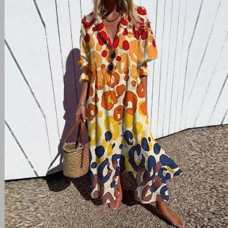 ANA™ Relaxed Boho Summer Dress – Lightweight Elegance for Every Occasion