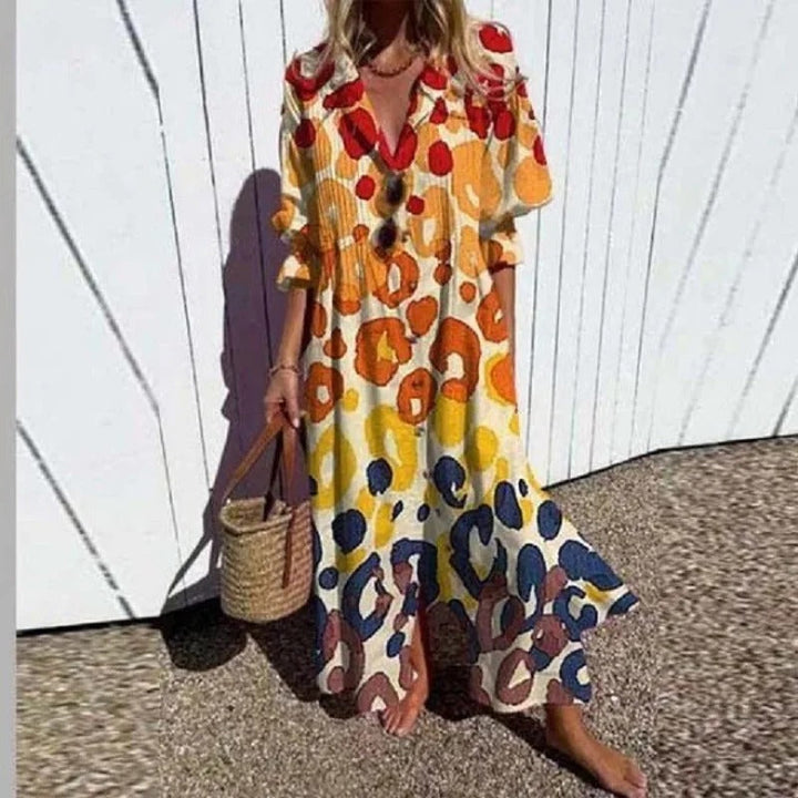 ANA™ Relaxed Boho Summer Dress – Lightweight Elegance for Every Occasion