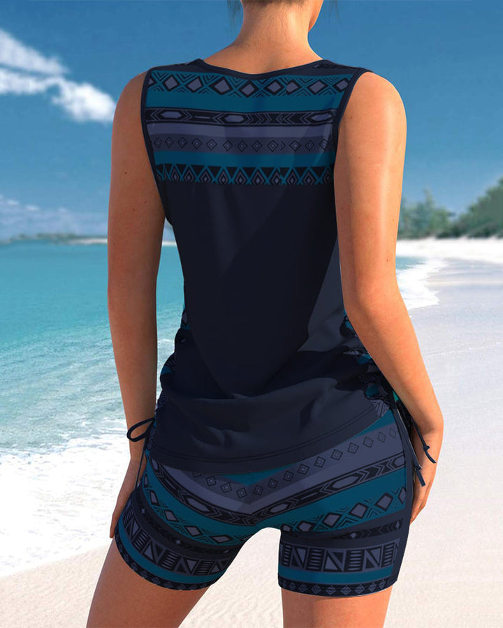 Lucinda - Tankini Featuring Geometric Print