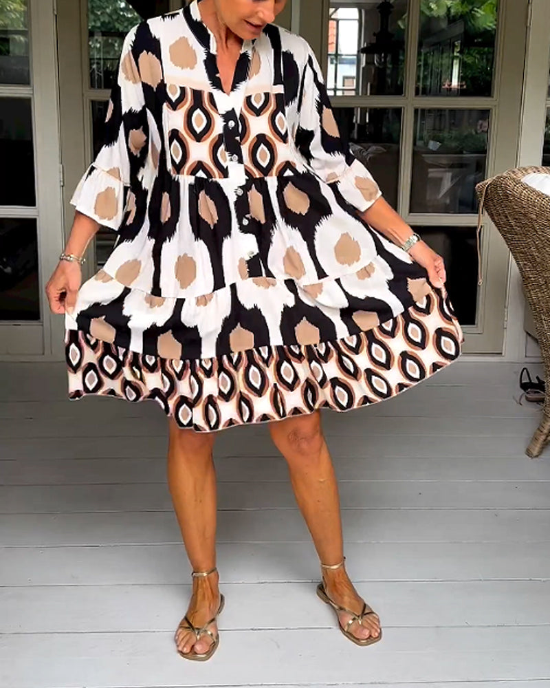 Laura™ Stylish Print Dress – Best-Seller Back for the Last Time (50% OFF!)