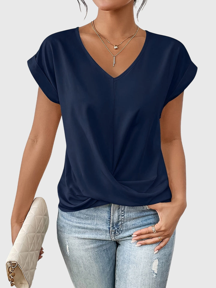 Blakely - Casual V-Neck Blouse