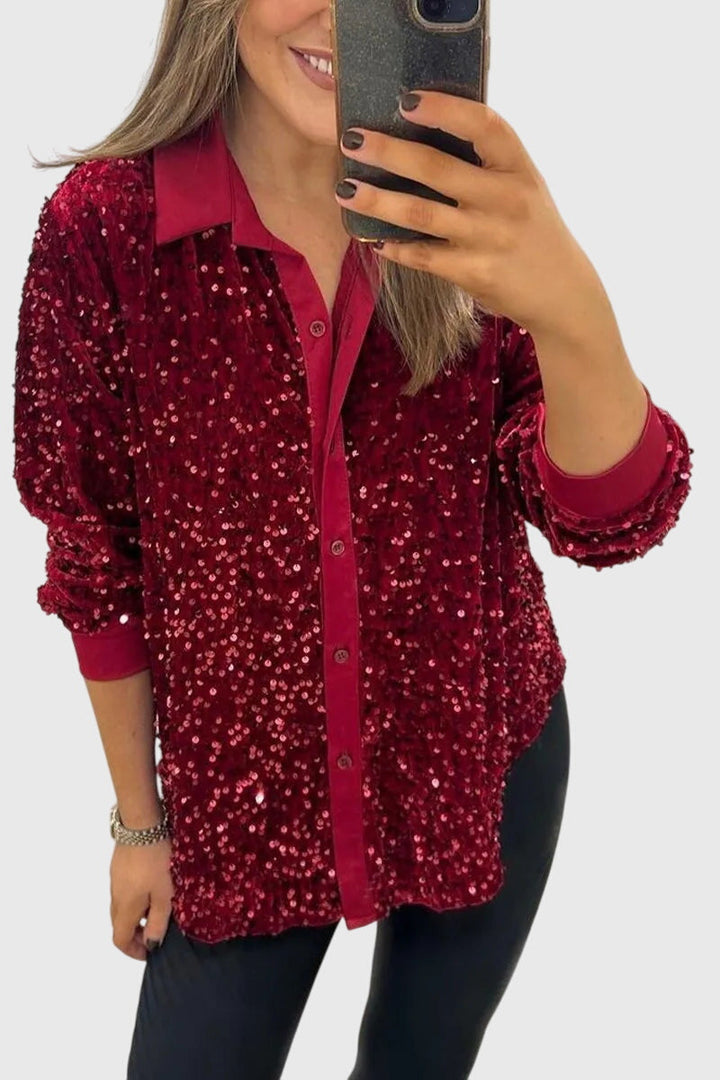 Bryony - Sparkle Sequin Shirt