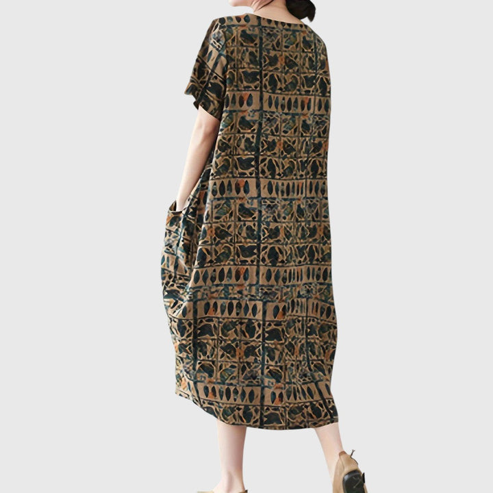 Andrea - Elegant Tummy Covering Maxi Dress