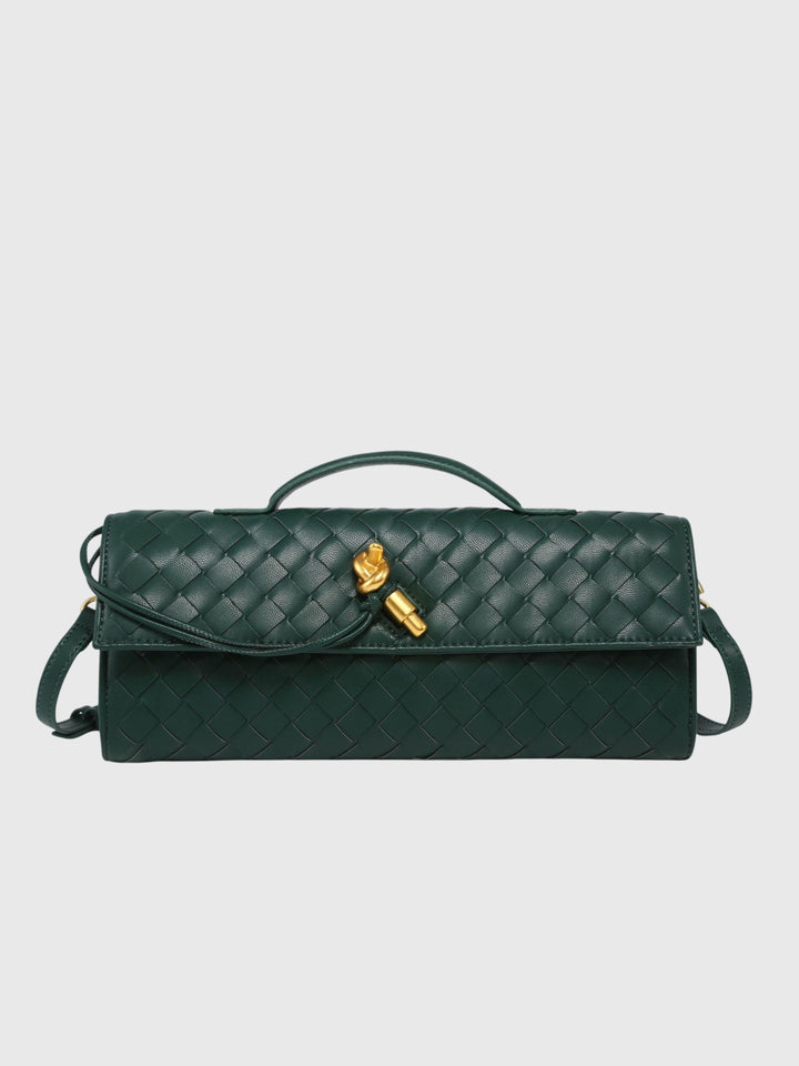 Camila | Luxe Slim Woven Clutch