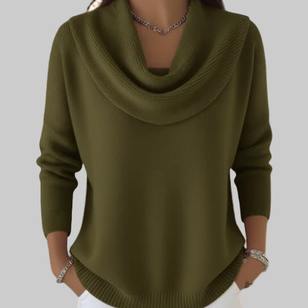 Tessa – Effortless Elegance Cowl Neck Sweater
