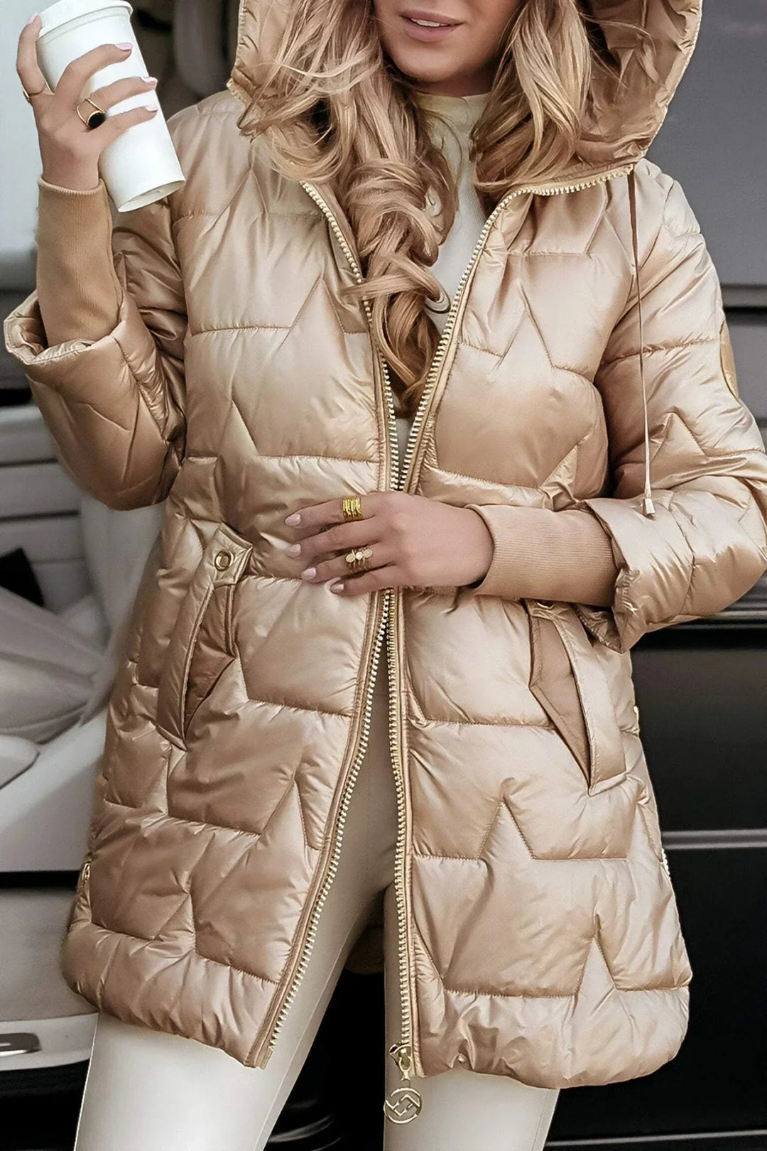 Avery - Luxe Hooded Puffer Coat