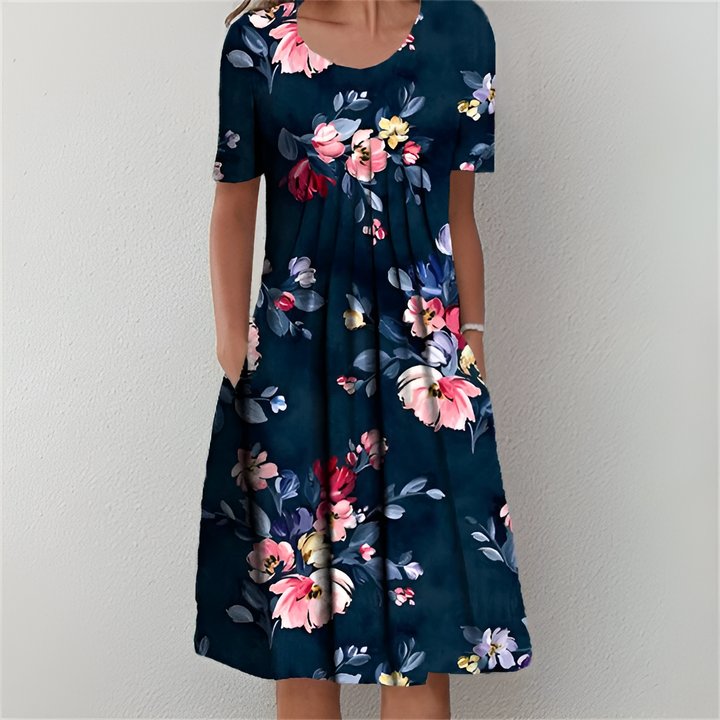 Helen - Classic Floral Dress