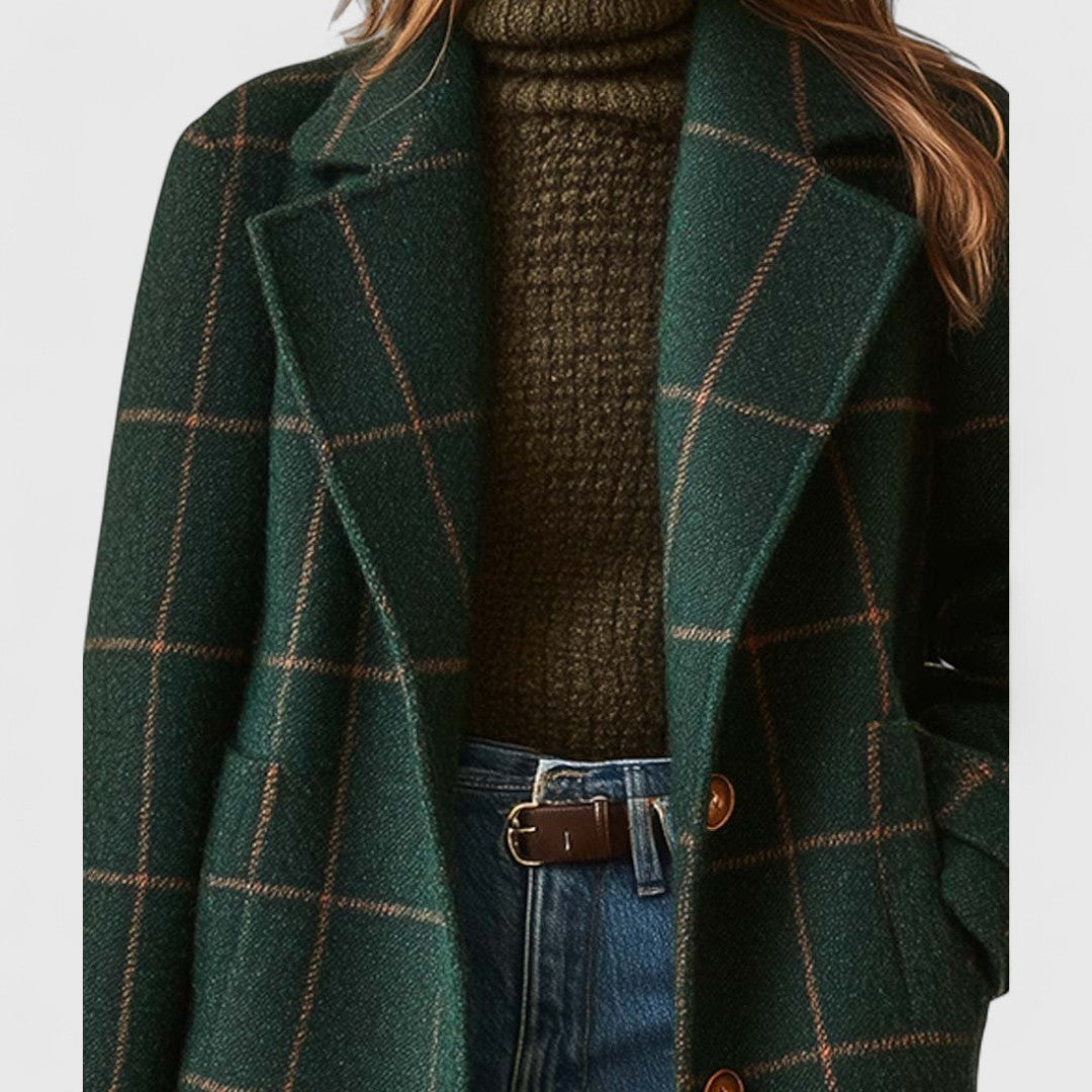 Frederika – Classic Check Coat