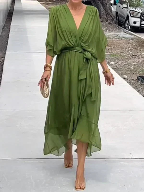 DARIA | ELEGANT DRESS WITH V-NECK