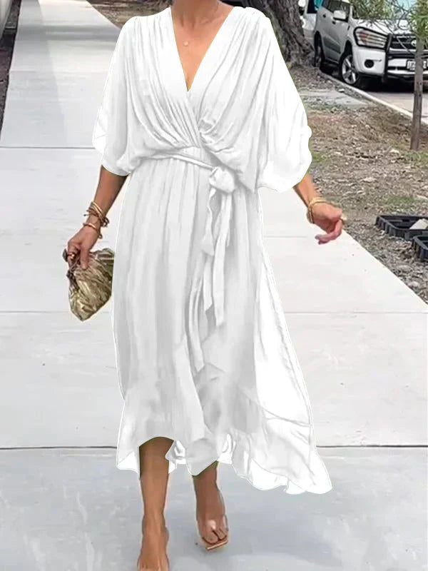 DARIA | ELEGANT DRESS WITH V-NECK