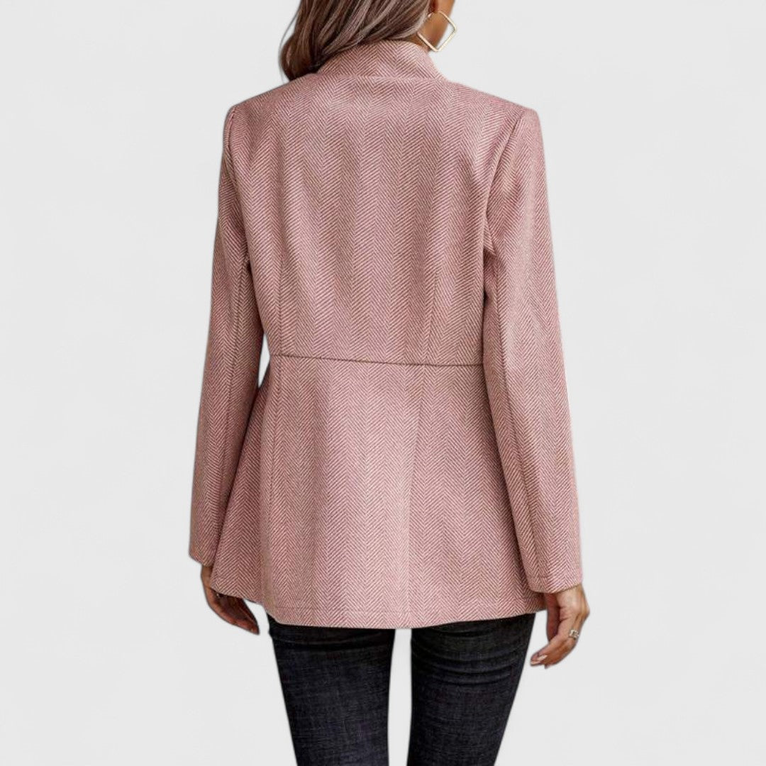 Amber - Plain Long-Sleeved Blazer