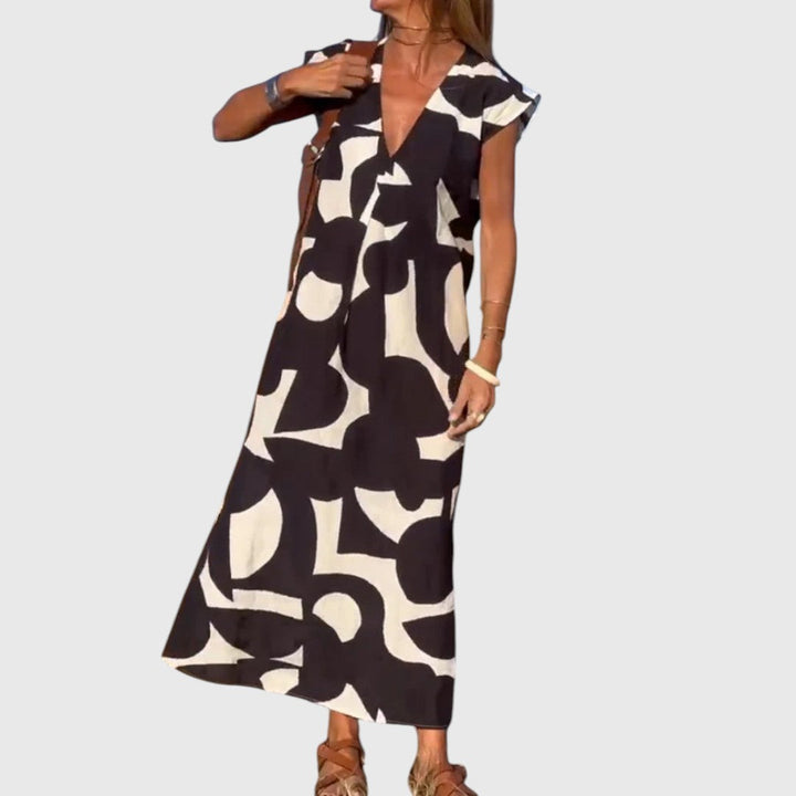 Josie - Loose Printed Maxi Dress
