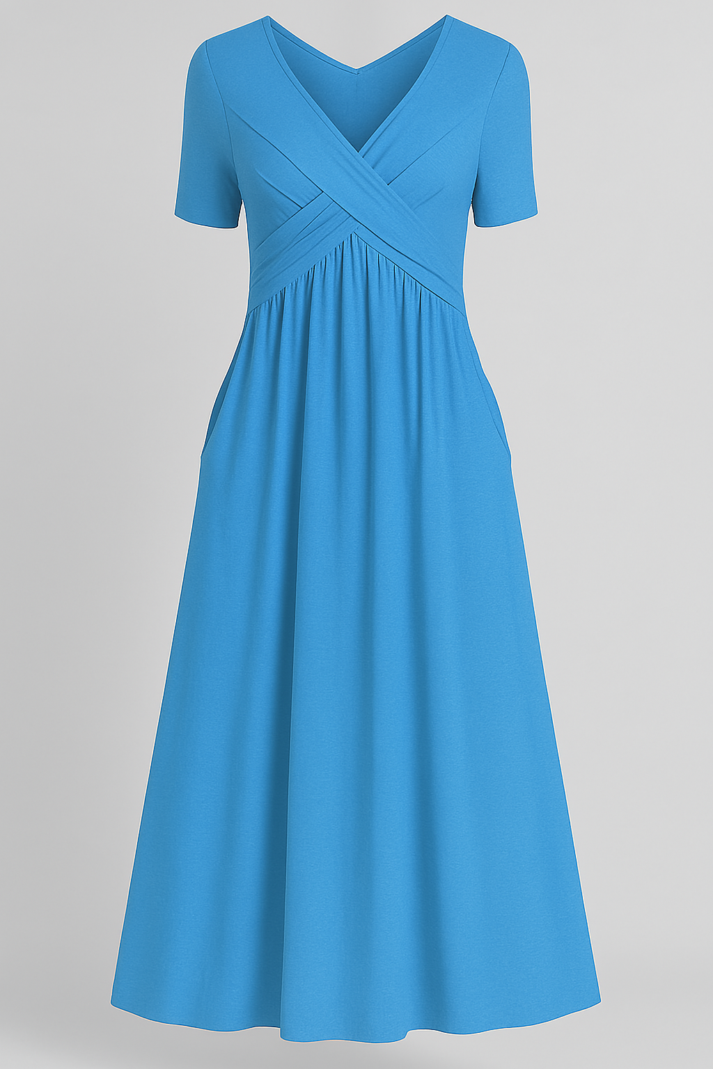 Vivienne™ Elegant Midi Dress – Timeless Charm with Flattering Tummy Coverage (1+1 FREE!)