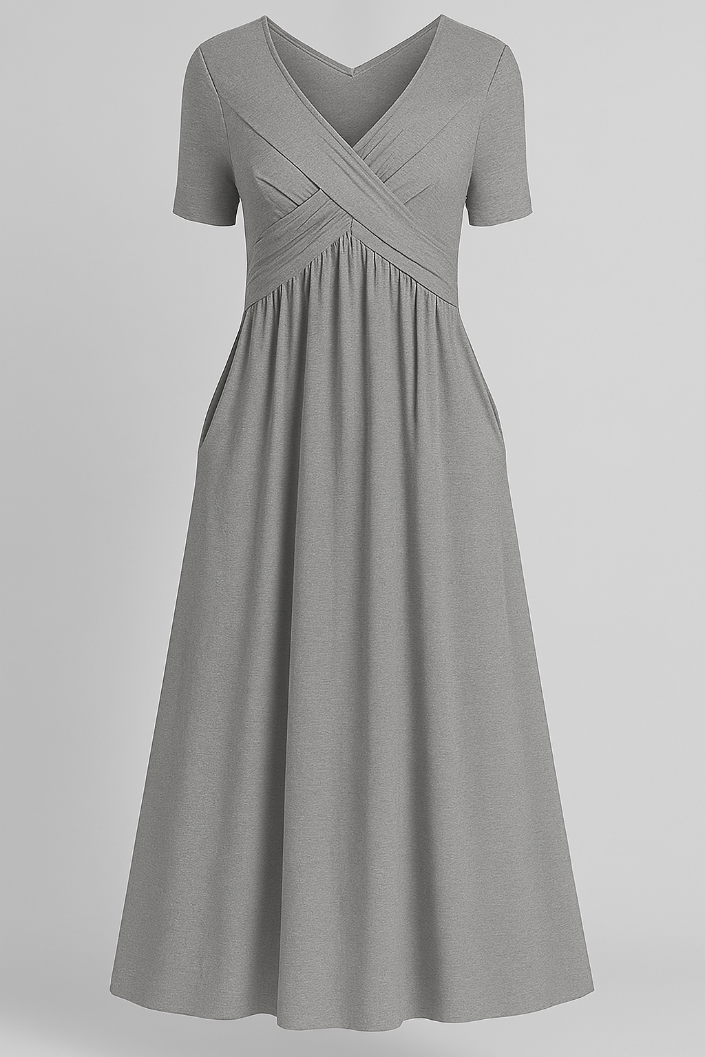 Vivienne™ Elegant Midi Dress – Timeless Charm with Flattering Tummy Coverage (1+1 FREE!)