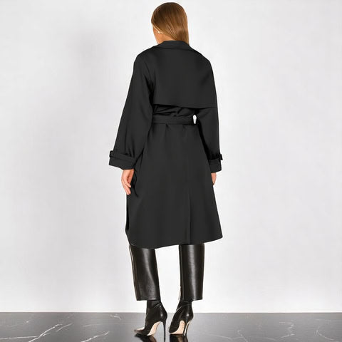 Elodie - Classic Longline Trench Coat